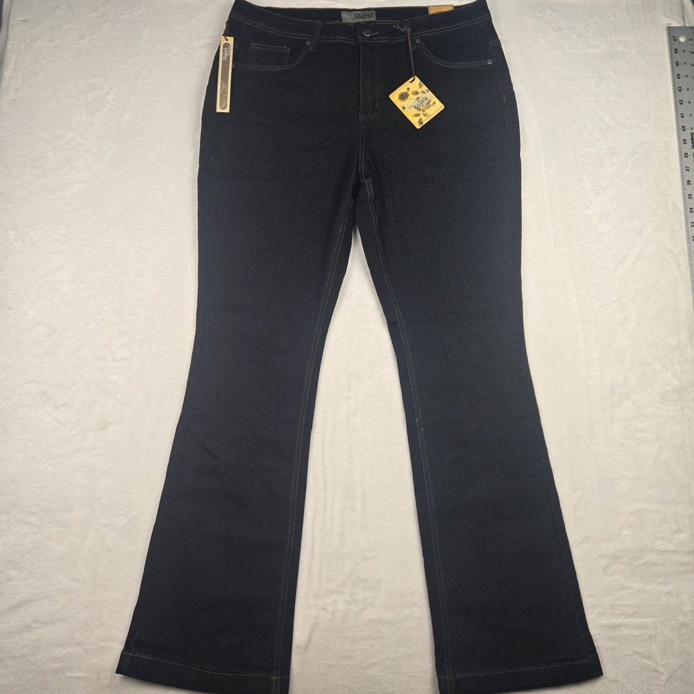 NWT Hybrid & Company  Jeans Womens 16 Dark Wash Jeans‎